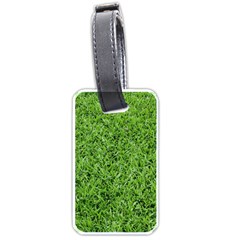 Green Grass 2 Luggage Tags (one Side) 