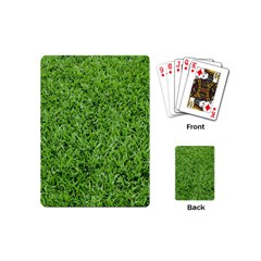 Green Grass 2 Playing Cards (mini)  by trendistuff