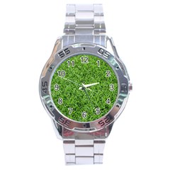 Green Grass 2 Stainless Steel Men s Watch by trendistuff