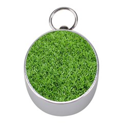 Green Grass 2 Mini Silver Compasses by trendistuff