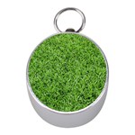 GREEN GRASS 2 Mini Silver Compasses Front