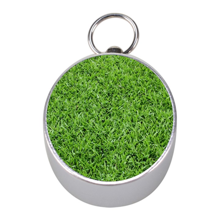 GREEN GRASS 2 Mini Silver Compasses