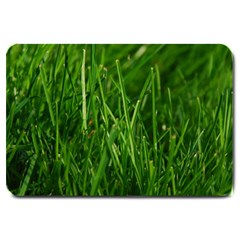 Green Grass 1 Large Doormat  by trendistuff