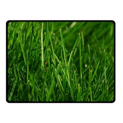 Green Grass 1 Fleece Blanket (small) by trendistuff