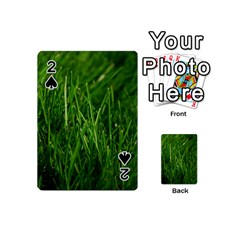 Green Grass 1 Playing Cards 54 (mini)  by trendistuff