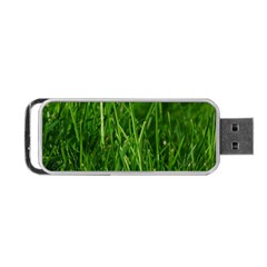 Green Grass 1 Portable Usb Flash (one Side)