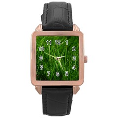 Green Grass 1 Rose Gold Watches