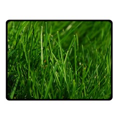 Green Grass 1 Double Sided Fleece Blanket (small) 