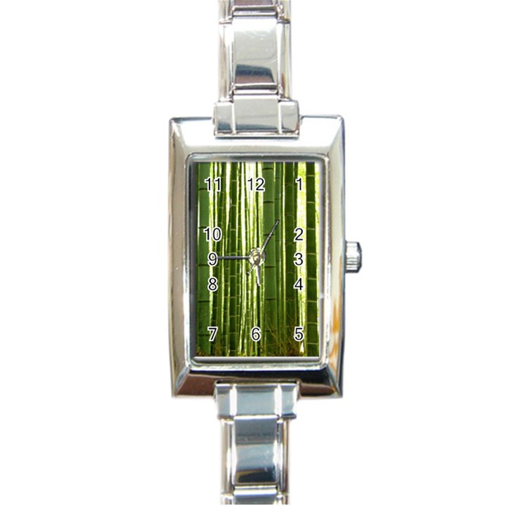 BAMBOO GROVE 2 Rectangle Italian Charm Watches