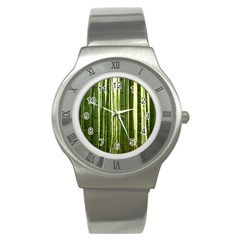 Bamboo Grove 2 Stainless Steel Watches by trendistuff