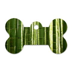 Bamboo Grove 2 Dog Tag Bone (two Sides)