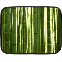 Bamboo Grove 2 Fleece Blanket (mini) by trendistuff