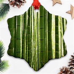 BAMBOO GROVE 2 Snowflake Ornament (2-Side)