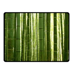 Bamboo Grove 2 Double Sided Fleece Blanket (small) 