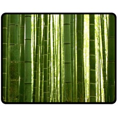 Bamboo Grove 2 Double Sided Fleece Blanket (medium) 