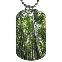 Bamboo Grove 1 Dog Tag (one Side) by trendistuff