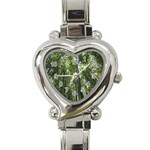 BAMBOO GROVE 1 Heart Italian Charm Watch Front