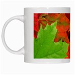 AUTUMN LEAVES 1 White Mugs Left