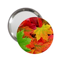 AUTUMN LEAVES 1 2.25  Handbag Mirrors