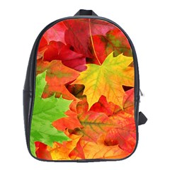 AUTUMN LEAVES 1 School Bags(Large) 