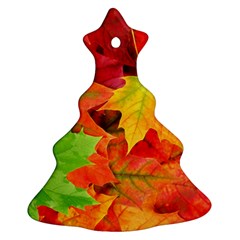 AUTUMN LEAVES 1 Christmas Tree Ornament (2 Sides)