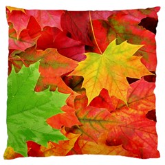 AUTUMN LEAVES 1 Large Cushion Cases (One Side) 