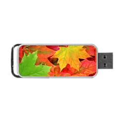 AUTUMN LEAVES 1 Portable USB Flash (One Side)