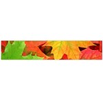 AUTUMN LEAVES 1 Flano Scarf (Large)  Front