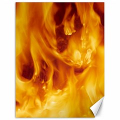 Yellow Flames Canvas 12  X 16  