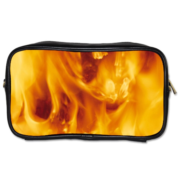 YELLOW FLAMES Toiletries Bags