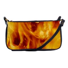 Yellow Flames Shoulder Clutch Bags by trendistuff