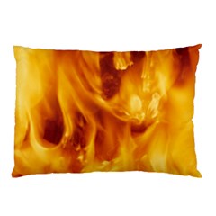 Yellow Flames Pillow Cases (two Sides)