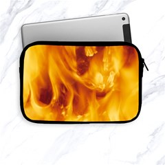 Yellow Flames Apple Ipad Mini Zipper Cases by trendistuff