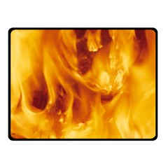 Yellow Flames Double Sided Fleece Blanket (small) 