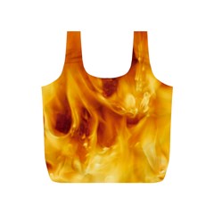 Yellow Flames Full Print Recycle Bags (s)  by trendistuff