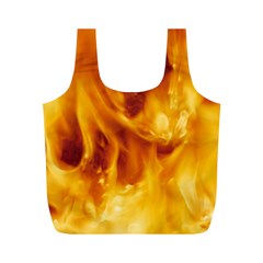 Yellow Flames Full Print Recycle Bags (m) 