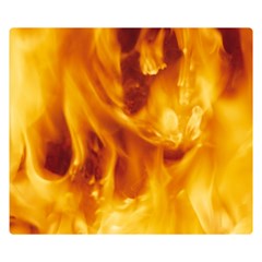 Yellow Flames Double Sided Flano Blanket (small) 