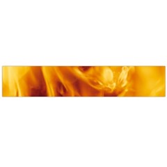 Yellow Flames Flano Scarf (large)  by trendistuff