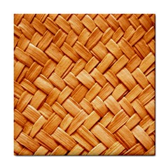 Woven Straw Tile Coasters