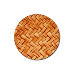 WOVEN STRAW Rubber Coaster (Round)  Front