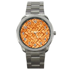 Woven Straw Sport Metal Watches by trendistuff