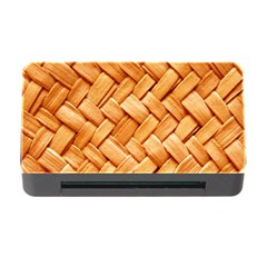 Woven Straw Memory Card Reader With Cf