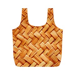 Woven Straw Full Print Recycle Bags (m) 