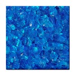 TURQUOISE GLASS Tile Coasters