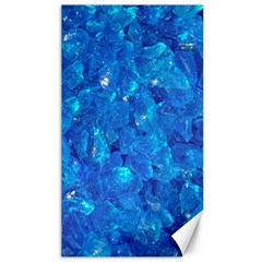 Turquoise Glass Canvas 40  X 72  