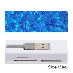 Turquoise Glass Memory Card Reader (stick) 