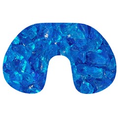 Turquoise Glass Travel Neck Pillows