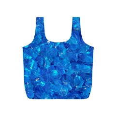 Turquoise Glass Full Print Recycle Bags (s) 