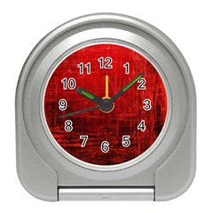 Shades Of Red Travel Alarm Clocks by trendistuff