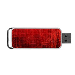 Shades Of Red Portable Usb Flash (one Side)